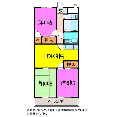 ＷＩＮＤＡＮＧの物件間取画像